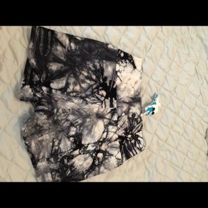 Iheartraves tie dye shorts